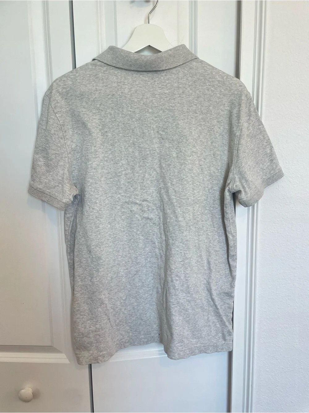 Banana Republic Gray Luxe Touch Polo